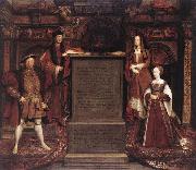 Leemput, Remigius van Henry VII, Elizabeth of York, Henry VIII, and Jane Seymour Sweden oil painting artist